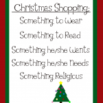 Christmas Shopping, yes Christmas…